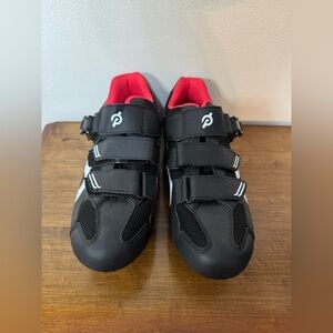 Peleton Black and Red Cycling Shoes - 42